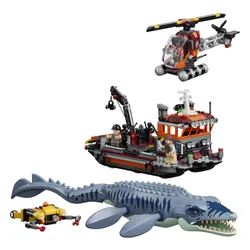 LEGO 77983 Jurassic World Atak mozazaura na łódź