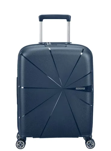 Маленький расширяемый чемодан American Tourister StarVibe-navy