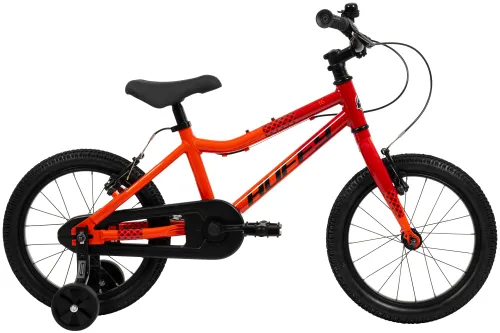 Rower dziecięcy HUFFY Literide Kids 16 cali dla chłopca Pomarańczowo-czerwony
