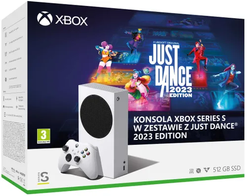 Konsola MICROSOFT XBOX Series S + Just Dance 2023