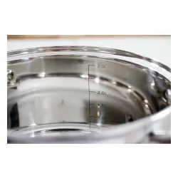 Garnek ze stali nierdzewnej z pokrywką TADAR LUZON 3 l