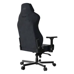 Fotel Hator Arc 3 Velour XL Gamingowy do 180kg Tkanina Czarny