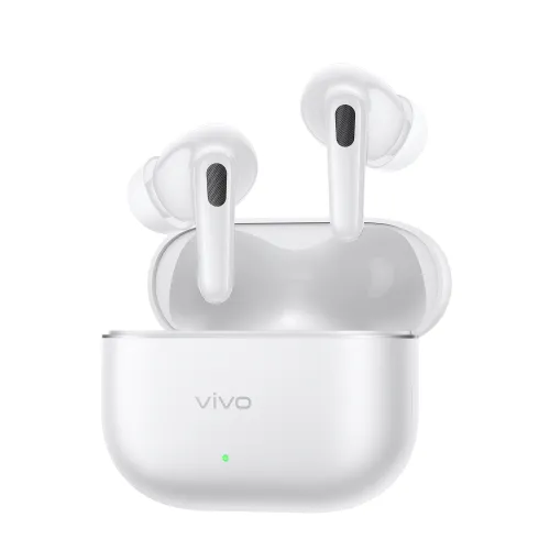 Słuchawki bezprzewodowe vivo Buds Ultra Dokanałowe Bluetooth 6.1 Lodowa Biel