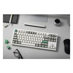 Klawiatura KEYCHRON Q3 Max Wireless Switch Gateron Jupiter Banana Biało-szaro-zielony