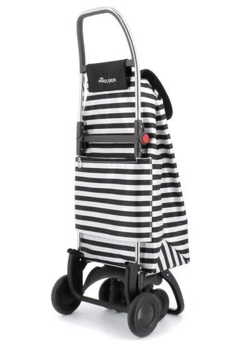 Wózek na zakupy składany Rolser I-Max 4 LT Tour Marina - white / black