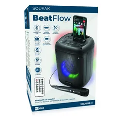 Głośnik mobilny SQUEAK Beatflow Radio FM Czarny