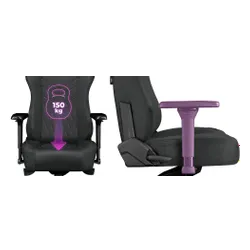 Fotel YUMISU 2053 Magnetic Ciemnoszary