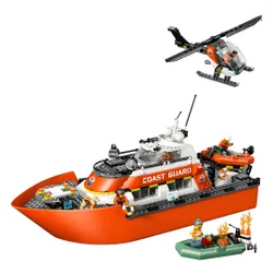 LEGO 60504 City Łódź ratunkowa i helikopter straży przybrzeżnej