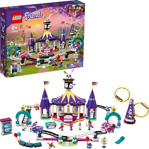 Конструктор Lego Friends волшебный парк развлечений с американскими горками (41685)