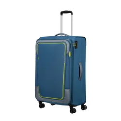 Большой расширяемый чемодан American Tourister Pulsonic-coronet blue