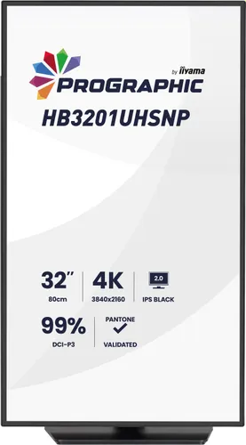 Monitor IIYAMA ProGraphic HB3201UHSNP-B1 31.5" 3840x2160px IPS 4 ms