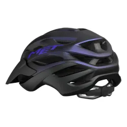 Kask rowerowy MET Veleno fioletowy