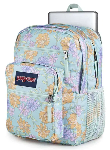 Рюкзак для ноутбука JanSport Big Student - выцветший цветочный / свежая мята