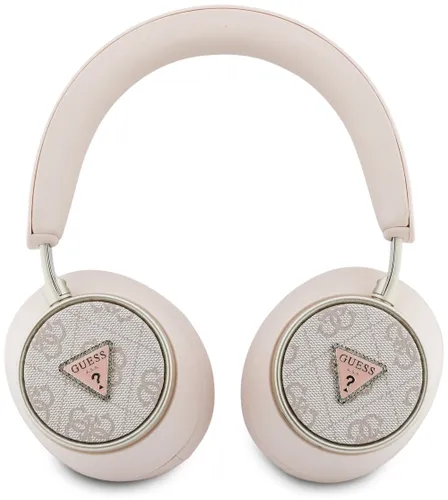 Słuchawki nauszne GUESS 4G Triangle Logo Bluetooth ENC Różowy