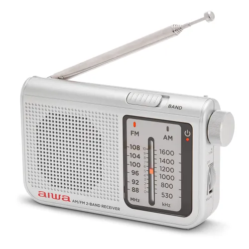 Radioodbiornik Aiwa RS-55/SL Radio FM Srebrny