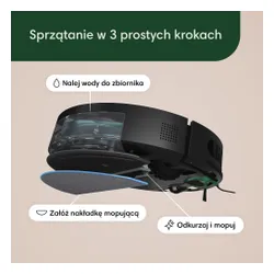 Robot sprzątający IROBOT Roomba Combo Essential Y011240 Czarny