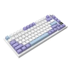 Klawiatura mechaniczna Ajazz AK820 Pro Flying Fish Switch Biało-fioletowy