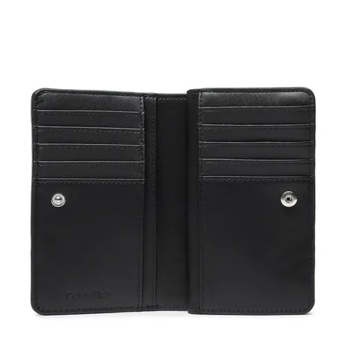 Büyük Kadın Cüzdan Calvin Klein Yeniden Kilit Bifold Cüzdan Emb Mono K60K610240 BAX