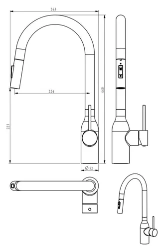 Bateria BERG Aguila II WW S130391BG Złoty