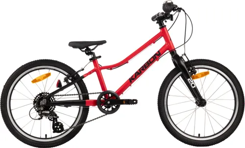Rower dziecięcy KARBON Superlight 20 cali dla chłopca Czerwony