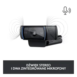 Kamera internetowa Logitech HD Pro Webcam C920 Czarny