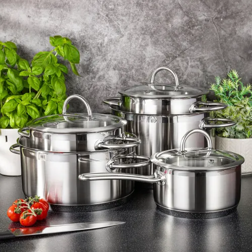 TESCOMA Vision wysoki 5,5 l - garnek ze stali nierdzewnej z pokrywką