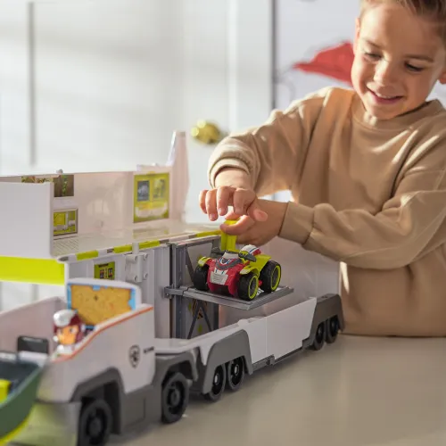 Pojazd SPIN MASTER Psi Patrol Ciężarówka Patrolowiec Jungle Patroller + figurka 6072465 20151114