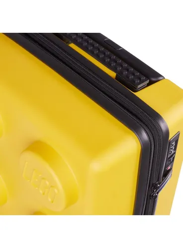 Walizka kabinowa Lego Signature Brick 2x3 Expandable Luggage - yellow