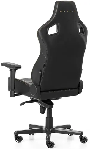 Fotel GAMVIS Elite 2.0 Pro XL Czarny (złote elementy)