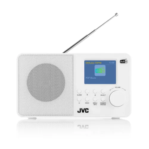 Radioodbiornik JVC RA-E611W-DAB Radio FM DAB+ Biały