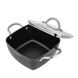 Garnek aluminiowy z pokrywką FLORINA NELIO 2,5 l