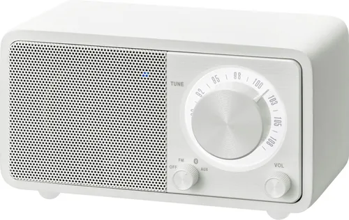 Radioodbiornik Sangean GENUINE MINI WR-7 Radio FM Bluetooth Biały