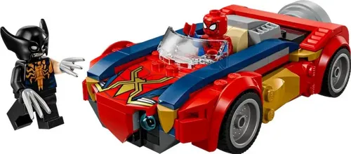 LEGO Super Heroes Marvel 76336 Spider-Man w samochodzie kontra zvenomowany Wolverine