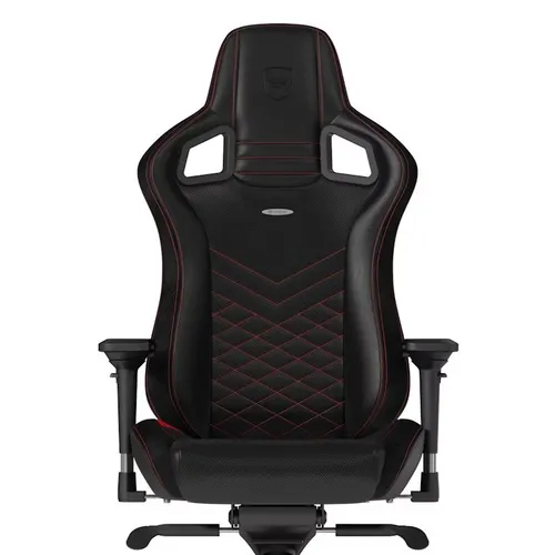 Fotel Noblechairs EPIC Black Red Gamingowy do 120kg Skóra ECO Czarno-czerwony