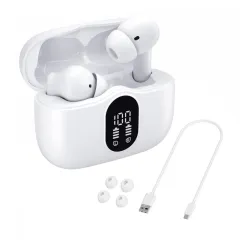 Słuchawki bezprzewodowe Manta TWS Rytmo PRO Bluetooth 5.3 Biały