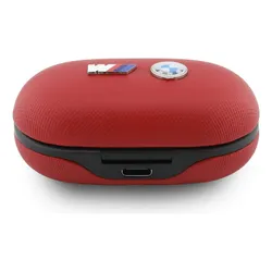 Słuchawki dokanałowe BMW M Metal Logo ENC Czerwony