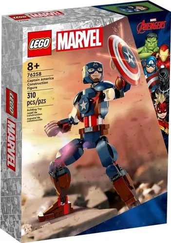 LEGO Super Heroes 76258 фигурка Капитана Америки для сборки