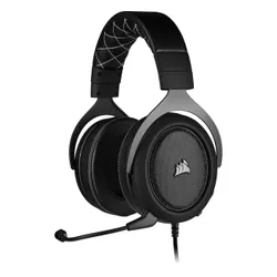 Słuchawki przewodowe z mikrofonem Corsair HS60 PRO SURROUND CA-9011213-EU Nauszne Czarny