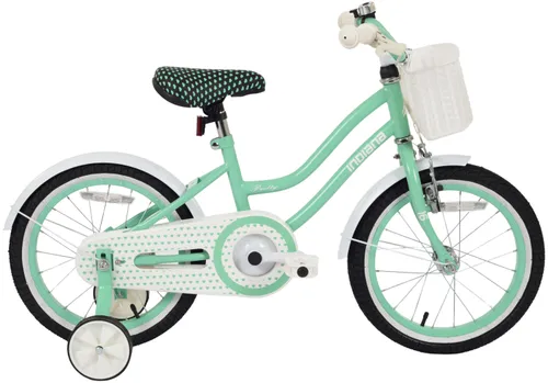 Rower dziecięcy INDIANA Pretty 16 cali dla dziewczynki Miętowy