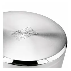 Garnek ze stali nierdzewnej z pokrywką TADAR PASKI 6,5 l