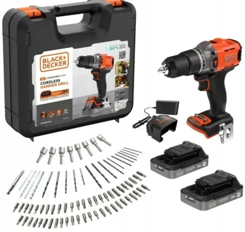 Wiertarko-wkrętarka Black&Decker BCD383D2XKA-QW