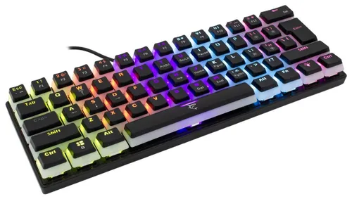Klawiatura gamingowa White Shark Ashiko Red przewodowa mechaniczna podświetlana czarna
