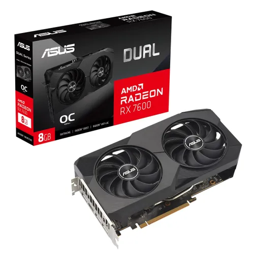 Karta graficzna ASUS Radeon RX 7600 OC Edition 8GB GDDR6 128bit FSR