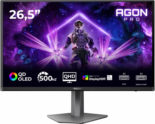 Monitor AOC Agon Pro AG276QKD2 26.5" 2560x1440px 500Hz 0.03 ms [GTG]