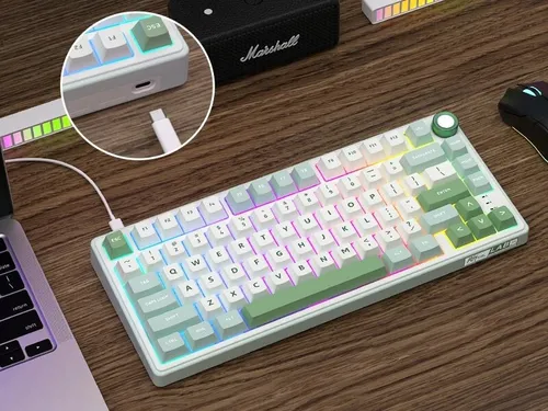 Klawiatura ROYAL KLUDGE R75 Sky Cyan K Silver Switch