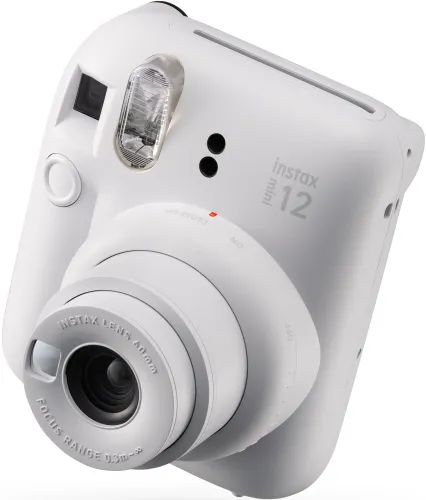 Aparat FUJIFILM Instax Mini 12 Biały Pokrowiec + Album + Ramki + Sznurek + Klamerki