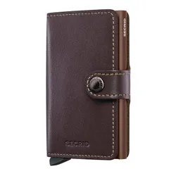 Portfel kieszonkowy RFID Secrid Miniwallet Original - chocolate