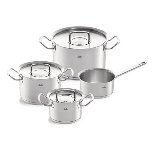 FISSLER Original Profi Collection - zestaw 4 garnków z pokrywkami ze stali nierdzewnej