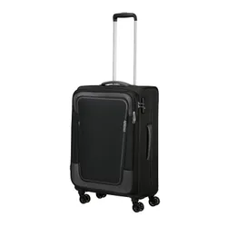 Walizka średnia American Tourister Pulsonic - asphalt black