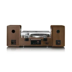 Gramofon Lenco MC-860WDSI Automatyczny Napęd paskowy Przedwzmacniacz Bluetooth Czarny